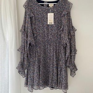 Sezane , size 46 (US 14) , floral print